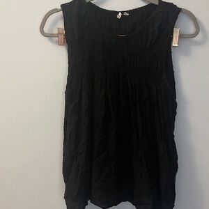 Elegant Black Sleeveless Top